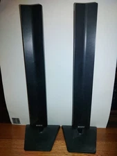 Sony N/FA Series Satellite Speakers with Stands 8 Ohms Tested & Working 