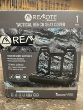 New Mossy Oak Remote Tactical Camo 40/60 Split Bench Seat Cover - 1 Piece Blue