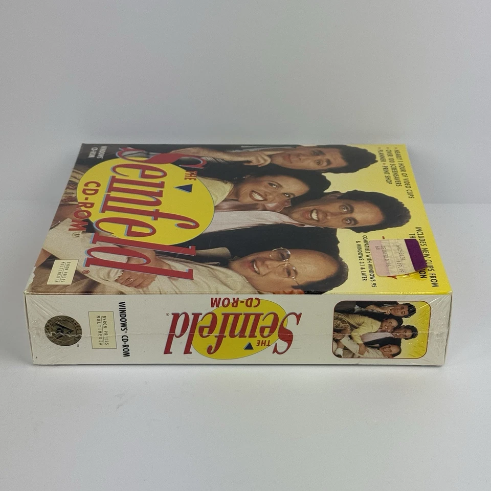 Brand New Sealed Rare 1995 Big Box The Seinfeld PC Windows CD-ROM Byron Preiss - Image 4 of 4