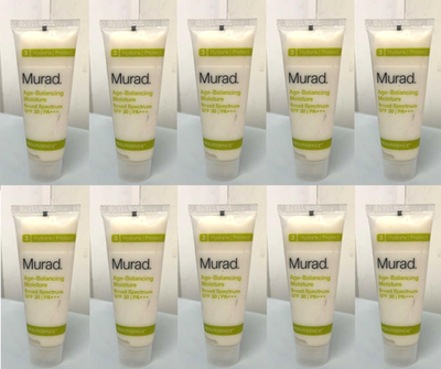 #ad 10x Murad Resurgence Age Balancing SPF 30 PA 6.0 oz total sealed discontinue $89.99