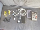lot of headphones, vires for phones, and cover, and — photo 1