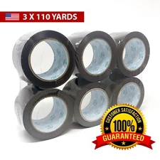 48 Rolls Diamond Seal High Quality Brown Tan Shipping Packing Tape 3"x110 Yard