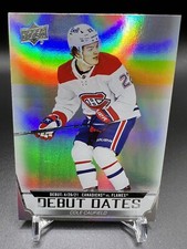 2022-23 Upper Deck Hockey Series 1 Debut Dates Insert Cole Caufield #DD-18 HABS