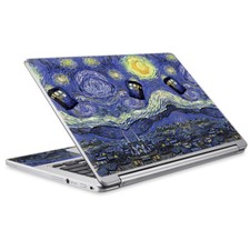 Skins for Acer Chromebook R-13 Decals wrap Tardis Starry Night