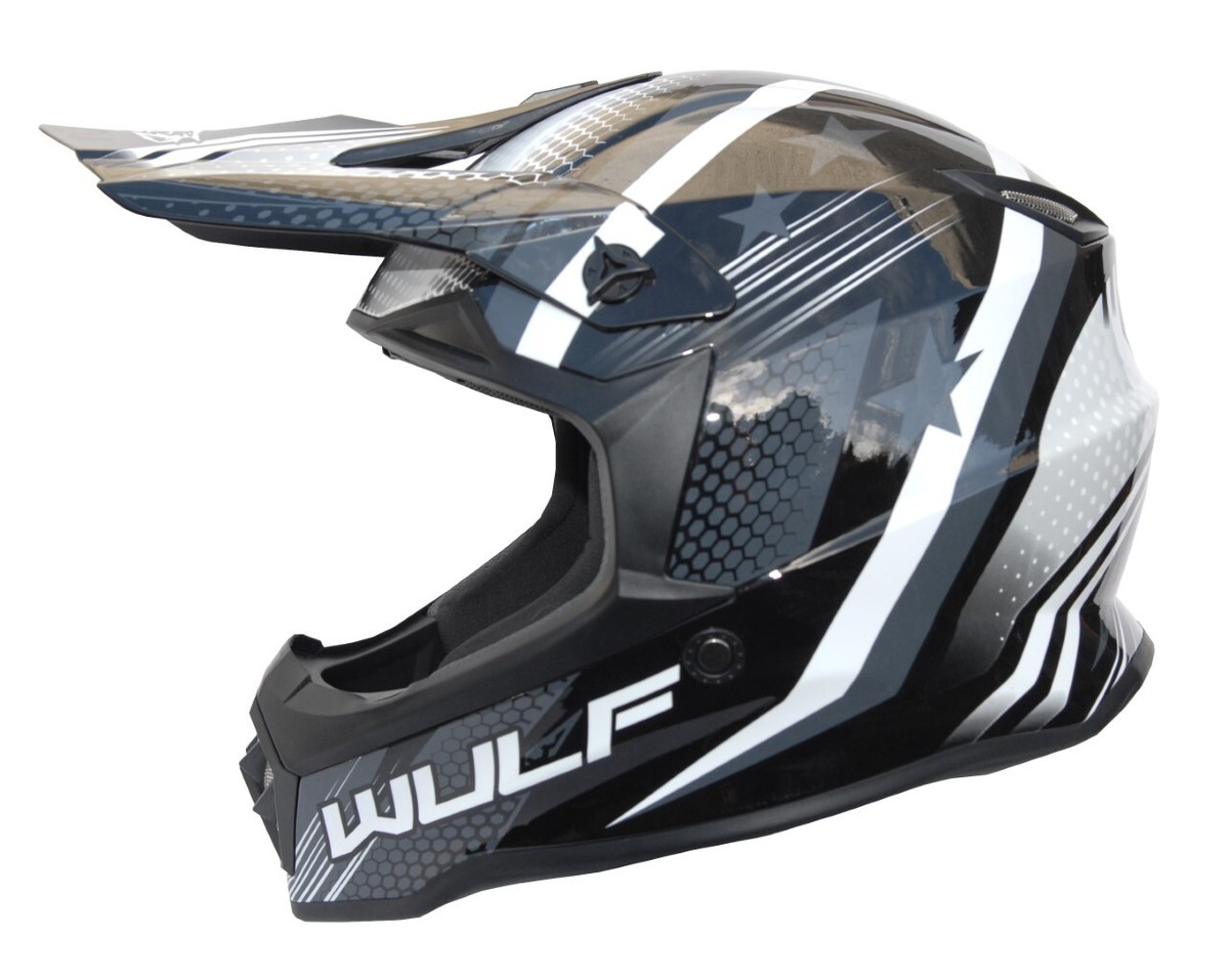 Casco Per Moto Da Cross Enduro Quad Off Road Fuori Strada Integrale Con Nuova Omologazione CE C.E. ECE 22.06 (XS - Foto 13