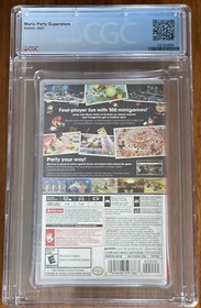 NEW 2021 SWITCH MARIO PARTY SUPERSTARS 1st PRINT CGC VGA Graded 9.8 Y-Fold A++