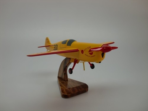 SK-3 Folkerts Racing Aircraft Desktop Forno Legno Essiccato Modello Piccolo Nuovo - Foto 4 di 7
