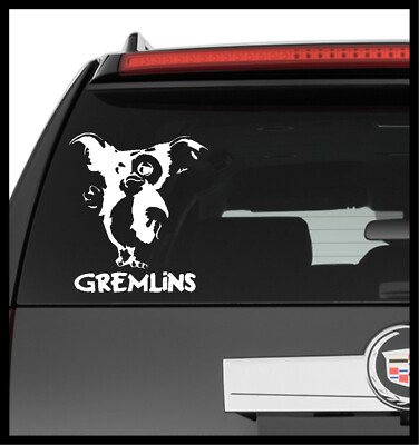 Gremlins Gizmo - Calcomanía De Vinilo Impermeable Para Coche, Laptop, Pared, Ventana, Parachoques 5 Pulgadas