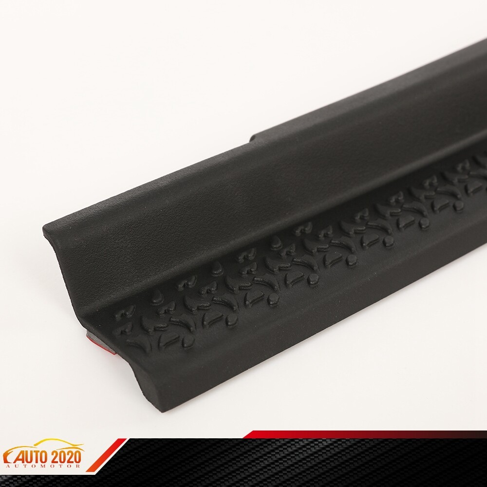 Front+Rear Lower Door Sill Entry Guard Kit Fit For 0718 Jeep Wrangler