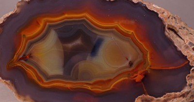 Condor Agate Half Nodule Collector Display Specimen Rock Argentina