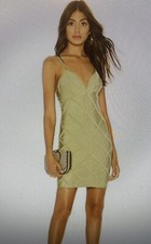 New --By The Dress /Green Bodycon Size M