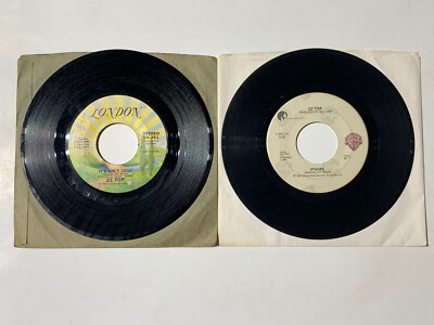 ZZ Top 2x Record Lot, It s Only Love Can t Stop Rockin Stages 45 Vinyl