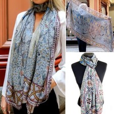  219 The Block Arcade Collection "Collins Mosaic" Modal Scarf, Italy 90cmx200cm