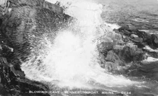 Blowing Cave Kennebunkport Maine C124 Real Photo RPPC