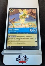 TINKER BELL Very Clever Fairy NM-MINT Disney Lorcana TCG non holo 157/204 EN3