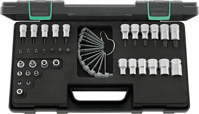 Stahlwille SOCKET SET TORX 98811908 Set with  35 Psc. 89TX KN