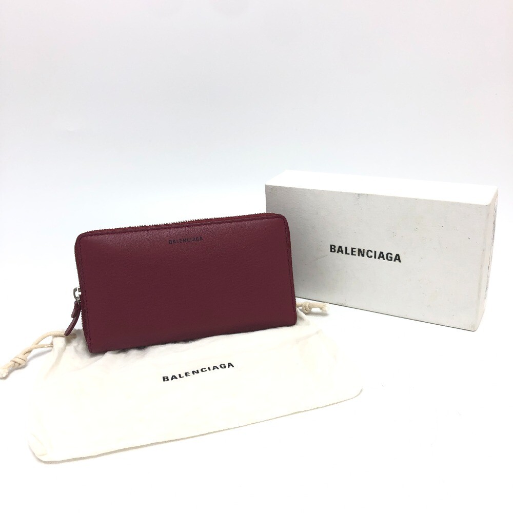 BALENCIAGA 516362 logo Everyday Continental Zip Around Long