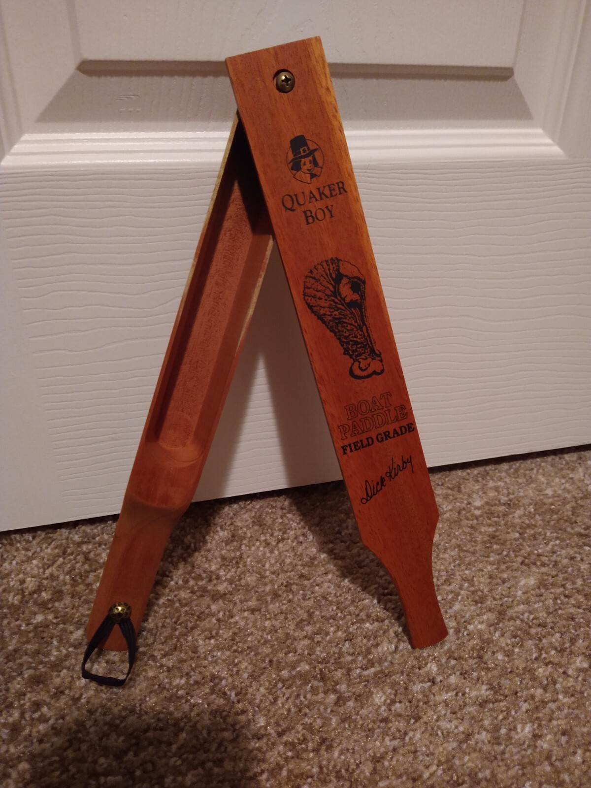 Quaker Boy Game Calls Dick Kirby Field Grade Boat Paddle Turkey Box