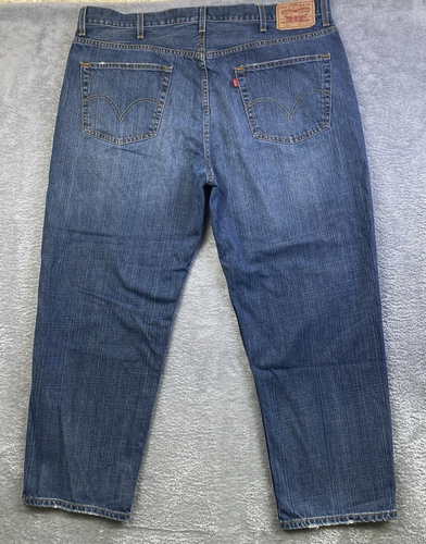 Levis 550 Jeans Men Sz 44x29 Blue Denim Relaxed Fit 100% Cotton Baggy Y2K VTG - Picture 2 of 15