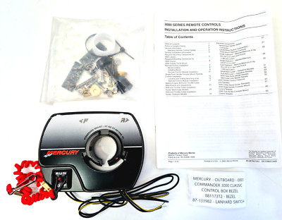 Mercury Mariner Outboard Engine Motor Commander 3000 Classic Control ...