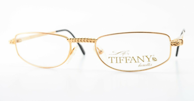 LIFE by TIFFANY Lunettes Brille T469 54-20 140 C4 23K Gold Plated 