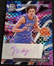 SSP RC AUTO /35 JOSH GIDDEY ASPIRING ✨PURPLE PRIZM ROOKIE 2021-22 Panini Spectra