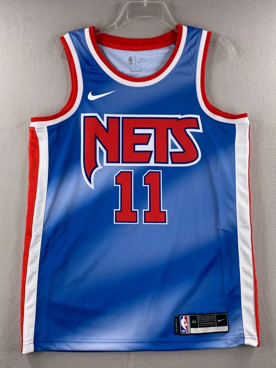 Nike / Youth Brooklyn Nets Kyrie Irving #11 Blue Dri-FIT Hardwood Classic Jersey