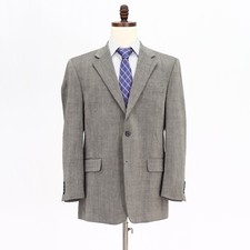 Jos. A. Bank 44R Gray Sport Coat Blazer Jacket HB 2B Wool
