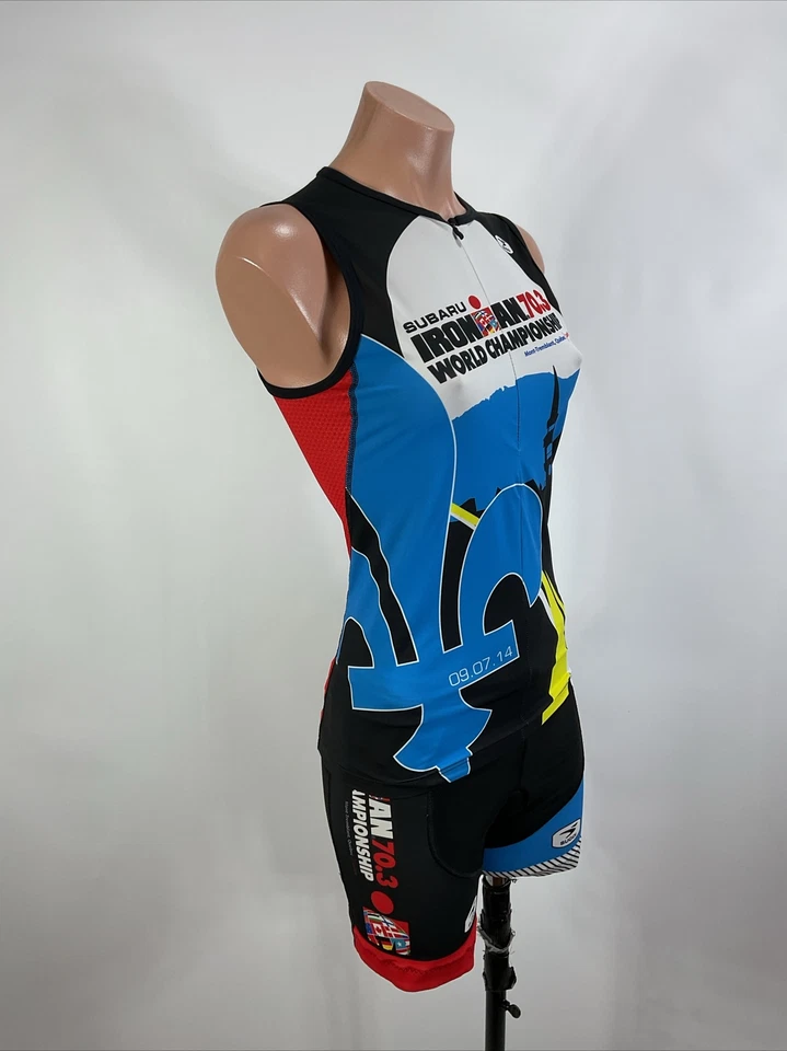 Conjunto Jersey Sugoi IRONMAN Quebec Mujer Pequeño Mont-Tremblant Campeonato Mundial Foto 4 de 4