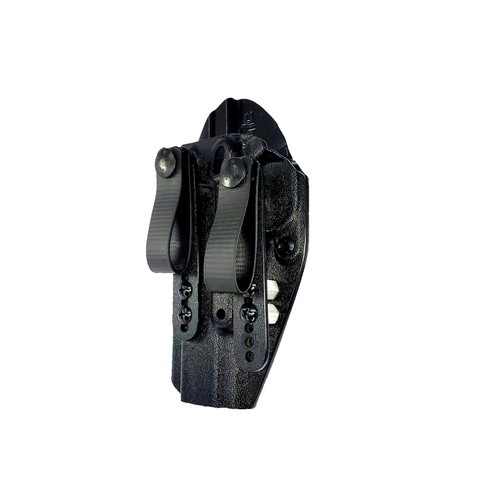 OWB Kydex Pistolenholster Waffenholster Für: Colt Commander 1911 .45 / 9mm / 4.25 / 4.5 / PT1911 Pistole Pistolenhalfter Waistband Outside Carry Waffentasche Pouch Bund außen tragen (Tan, Right