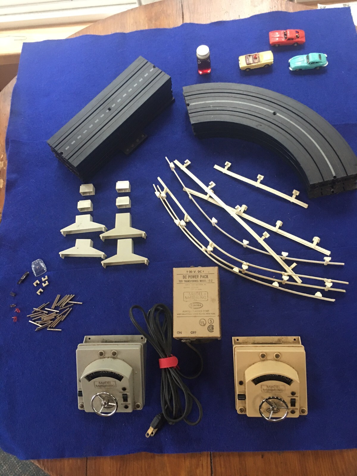 AURORA Drag Race Set W/3 Cars, 9