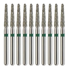 856/016C Dental Diamond Burs Round End Taper Coarse Grit FG For High Speed