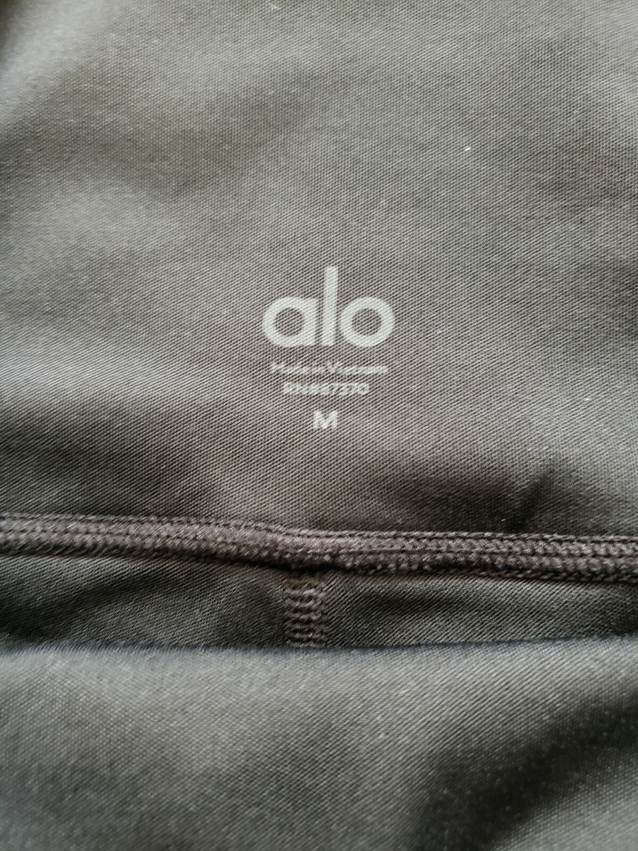 Alo Yoga Black Leggings Sz M 87370 | eBay