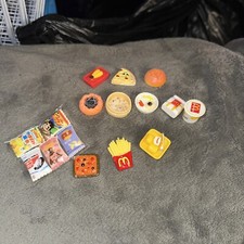 16PC 1/6 Miniature Dollhouse Food Supermarket Mini Cakes Wine Drinks Accessories