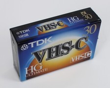 TDK VHS-C HG Ultimate 30 Min TC-30HG High Grade