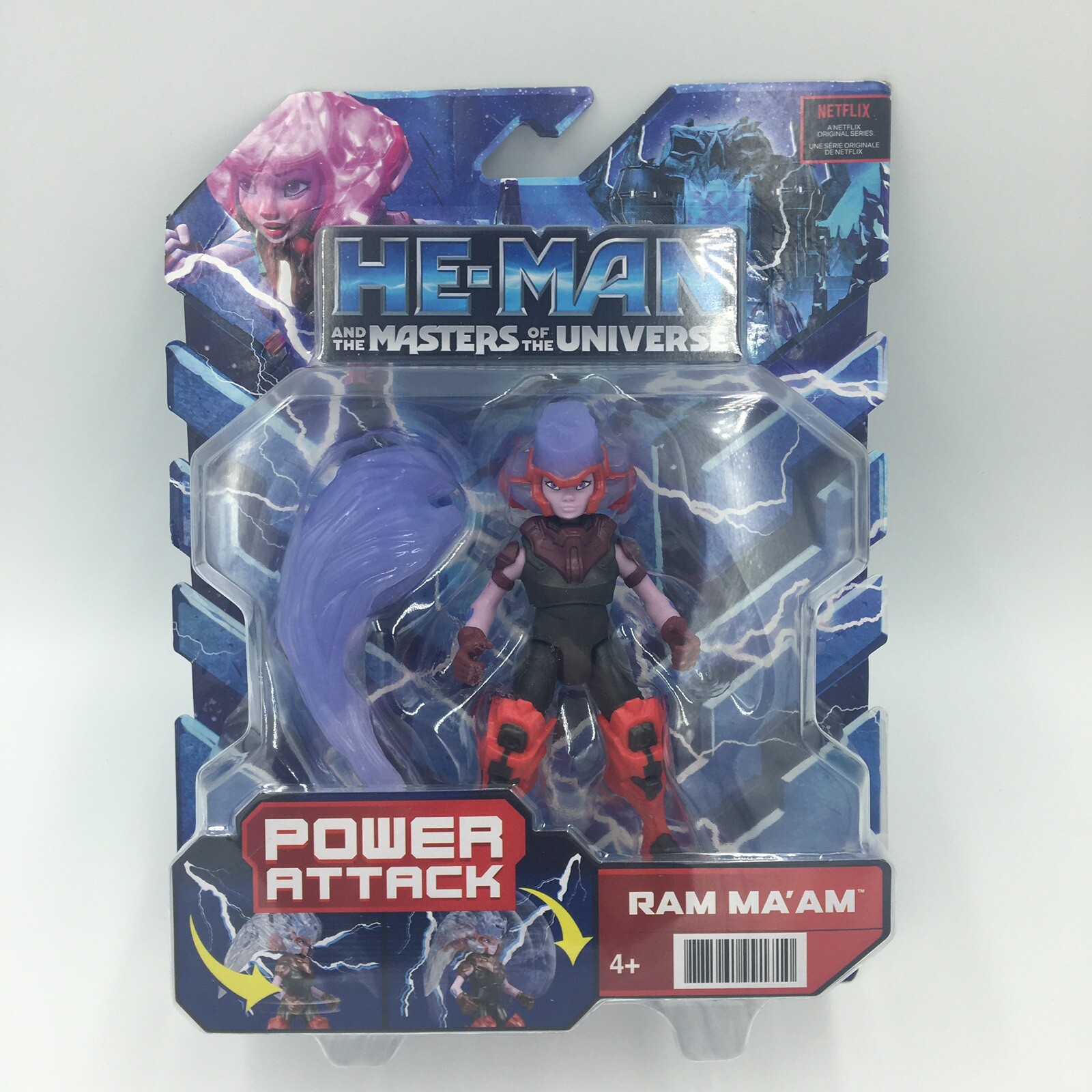 Netflix He-Man And The Masters Of The Universe Power Attack Ram Ma'am