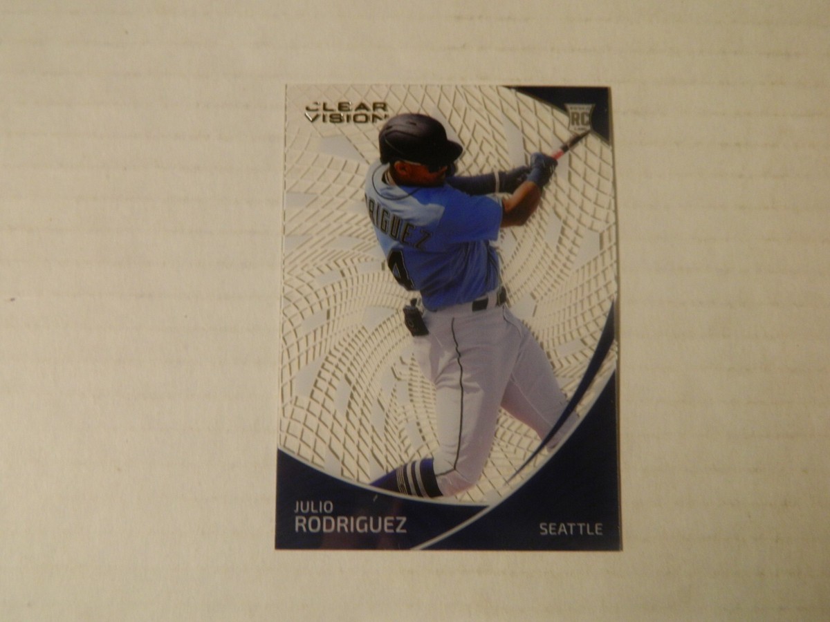 Julio Rodriguez 99枚限定 サインカード clearly JULIO RODRIGUEZ SIGNED MAKES HISTORY 25-HR/25-SB SEASON