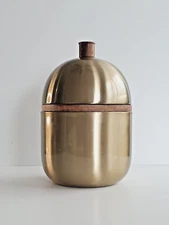 Lenox Cocktail Party BAR TOOL SET Brushed Gold 11.25" Steel/Wood bartender