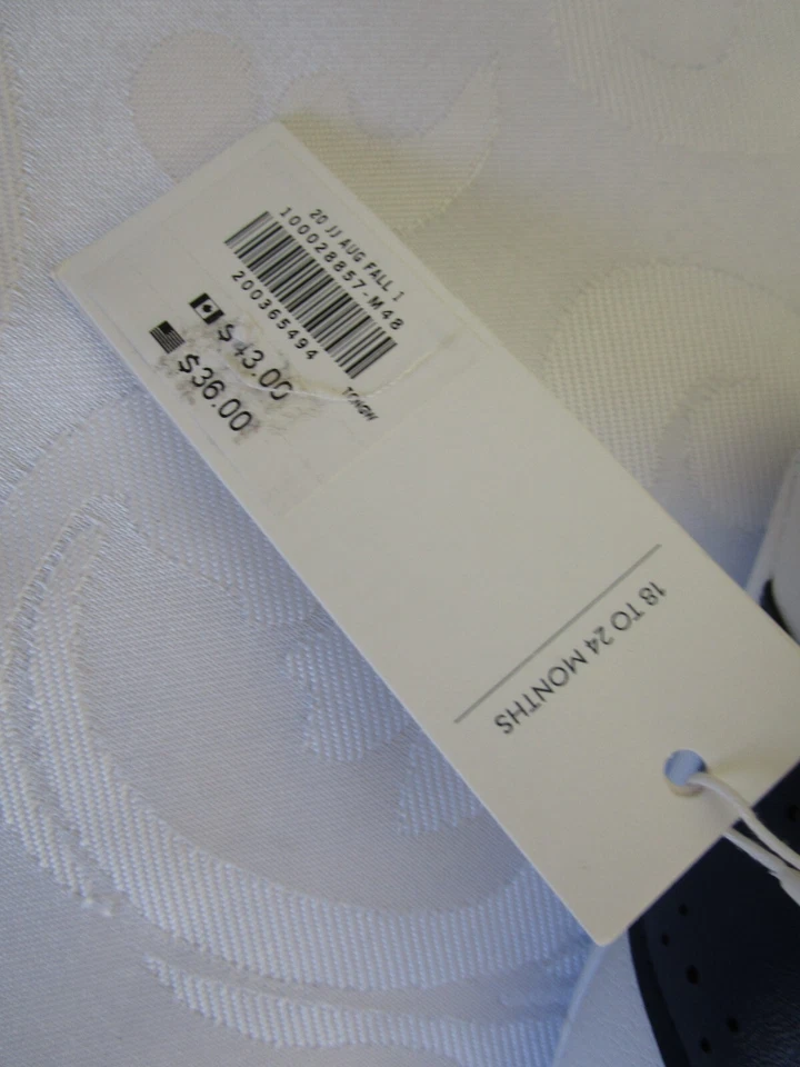 Janie And Jack ZAPATOS DE BEBÉ, 18-24 M, silla de montar ZAPATO SUAVE zapatos con cordones para cuna NUEVO Foto 3 de 4