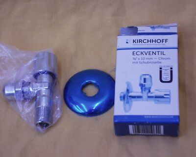 Kirchhoff Eckventil 3/8'' x 10 mm mit Schubrosette