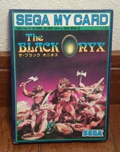 for SC-3000/SG-1000 SEGA MARKⅢ MY CARD The BLACK ONYX  - Picture 1 of 2