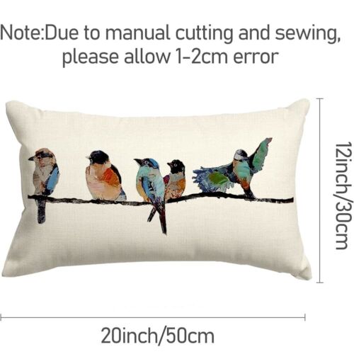 12x20 Lumbar Pillow Decorative Throw Pillows,Small Throw Pillows for Couch,Hand - Picture 3 of 9