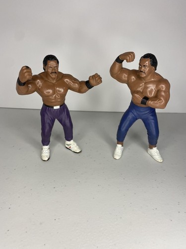 Vintage WCW Galoob Doom Butch Reed & Ron Simmo...