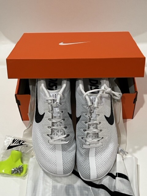 Size 12 - Nike Zoom Rival Distance White Black for sale online | eBay