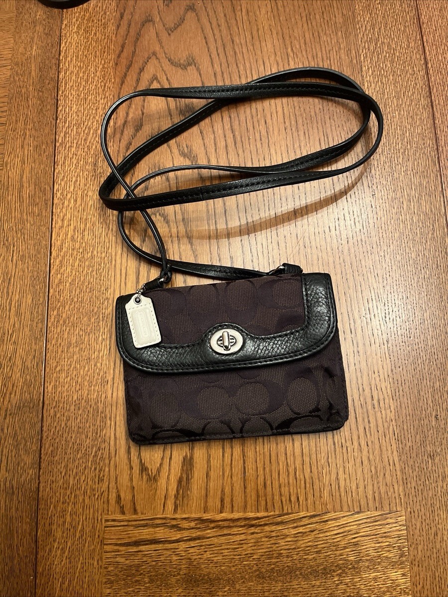Coach Mini Legacy Signature C Wallet Purse | eBay