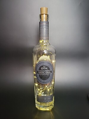 Jose Cuervo Tradicional Tequila Reposado Cork Light Bottle Lamp