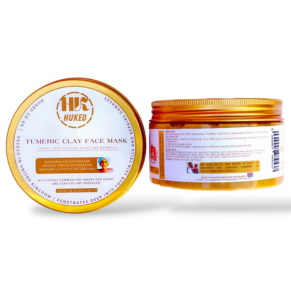 Turmeric Brightening & Hyper-Pigmentation Face Mask | Natural & Organic - Image 3 of 4