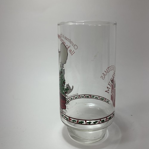 Vintage Holly Hobbie Coca-Cola Christmas Glass By American Greetings Corp - Picture 2 of 11