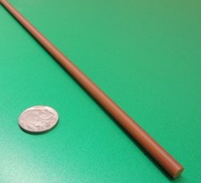 Micarta Phenolic XX Paper Rods .250" 1/4" Diameter x 48" Long