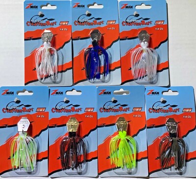 Z-Man ChatterBait Mini 1/4 oz. Small Bladed Swim Jig Zman Panfish Bass Choose